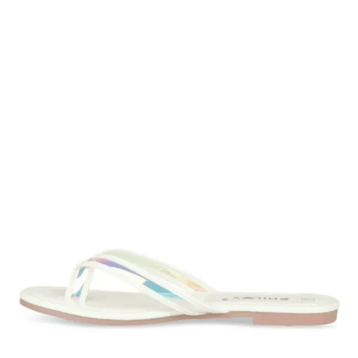 Tongs Entredoigt BLANC Femme