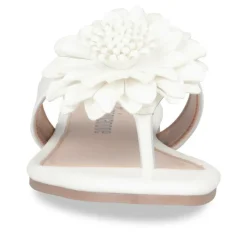 Tongs Entredoigt BLANC Femme A Enfiler