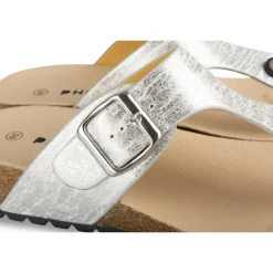 Tongs Entredoigt BLANC Femme Motif Iridescent A Enfiler