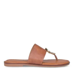 Tongs Entredoigt COGNAC Femme A Enfiler