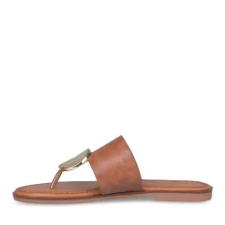 Tongs Entredoigt COGNAC Femme A Enfiler
