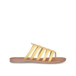 Tongs Entredoigt JAUNE Femme A Enfiler