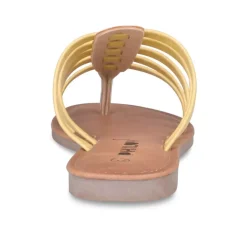 Tongs Entredoigt JAUNE Femme A Enfiler