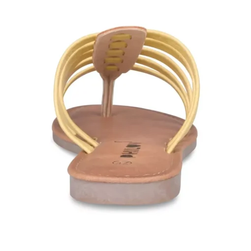 Tongs Entredoigt JAUNE Femme A Enfiler