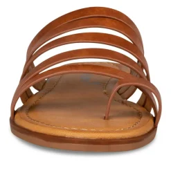 Tongs Entredoigt MARRON Femme A Enfiler