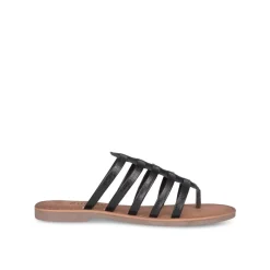 Tongs Entredoigt NOIR Femme A Enfiler