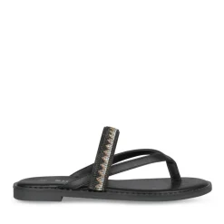 Tongs Entredoigt NOIR Femme A Enfiler