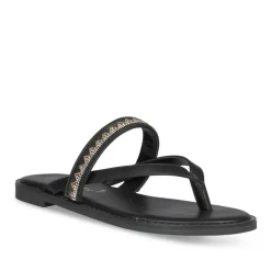 Tongs Entredoigt NOIR Femme A Enfiler