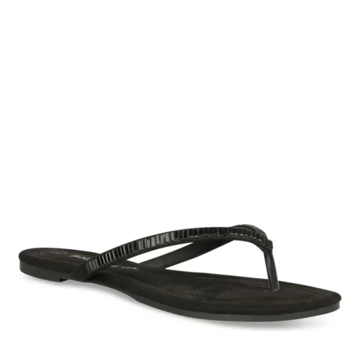 Tongs Entredoigt NOIR Femme A Enfiler