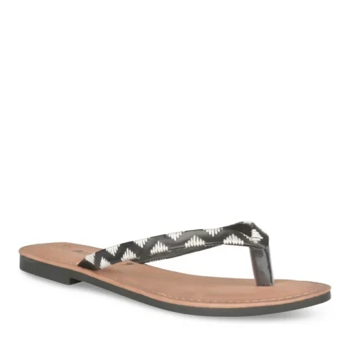 Tongs Entredoigt NOIR Femme A Enfiler