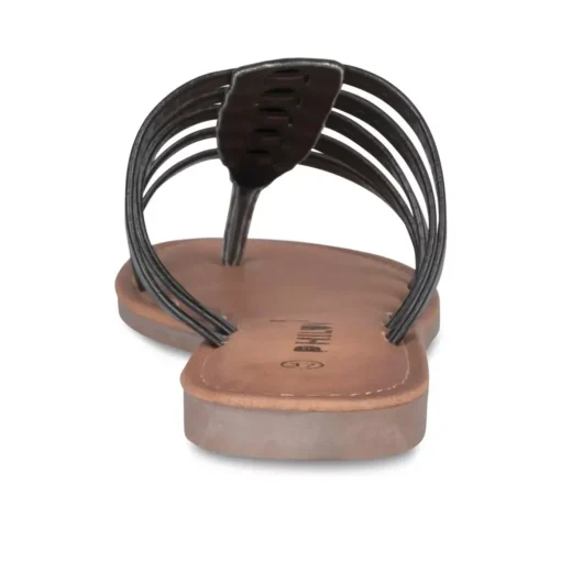 Tongs Entredoigt NOIR Femme A Enfiler
