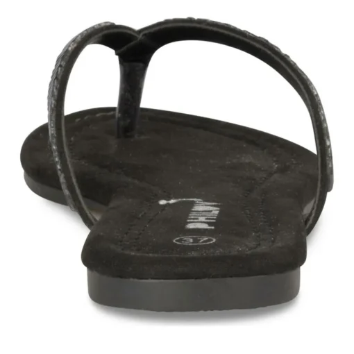 Tongs Entredoigt NOIR Femme A Enfiler