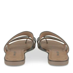 Tongs Entredoigt NOIR Femme Motif Animal A Enfiler