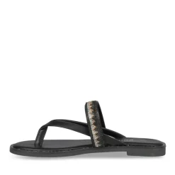 Tongs Entredoigt NOIR Femme A Enfiler