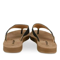 Tongs Entredoigt NOIR Femme Motif Animal A Enfiler