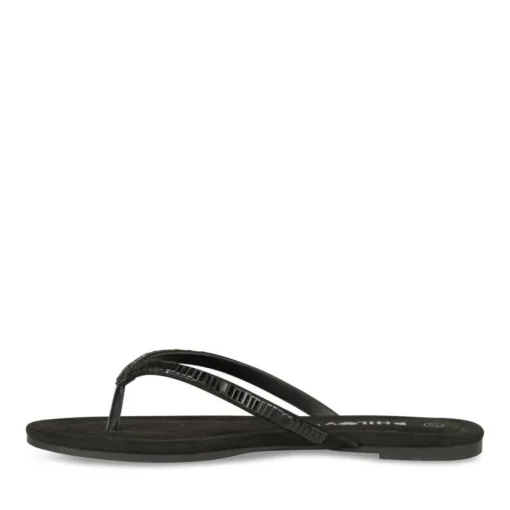 Tongs Entredoigt NOIR Femme A Enfiler