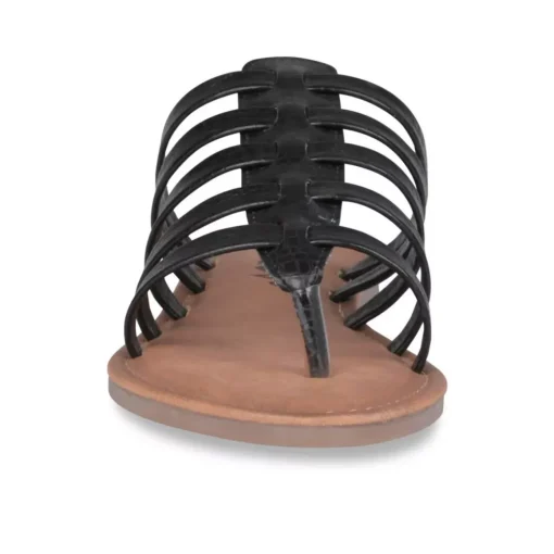 Tongs Entredoigt NOIR Femme A Enfiler
