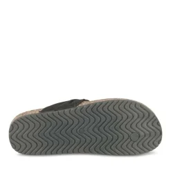 Tongs Entredoigt NOIR Femme Motif Uni A Enfiler