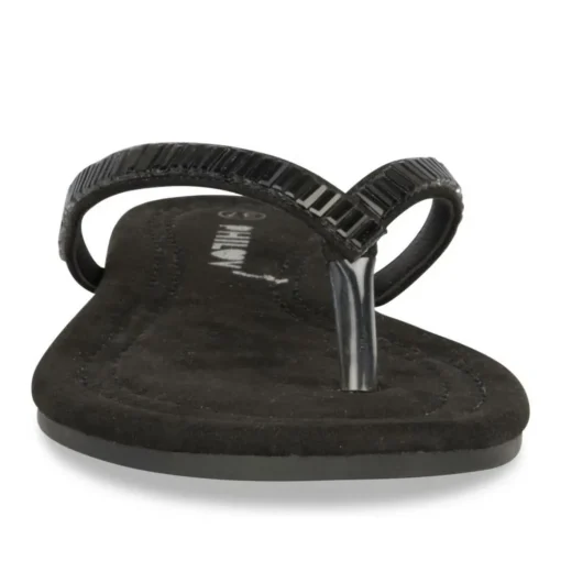 Tongs Entredoigt NOIR Femme A Enfiler