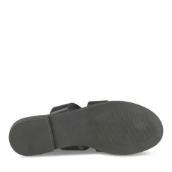 Tongs Entredoigt NOIR Femme Motif Uni A Enfiler