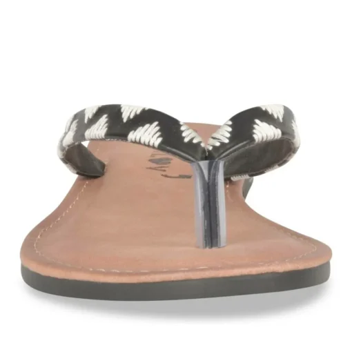 Tongs Entredoigt NOIR Femme A Enfiler