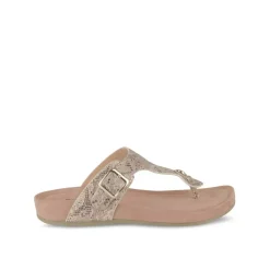 Tongs Entredoigt OR Femme Motif Animal A Enfiler