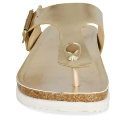 Tongs Entredoigt OR Femme Motif Vernis A Enfiler