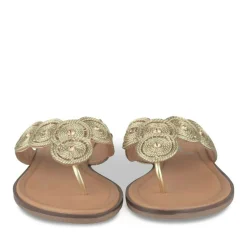 Tongs Entredoigt OR Femme Motif Perle A Enfiler