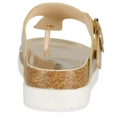 Tongs Entredoigt OR Femme Motif Vernis A Enfiler