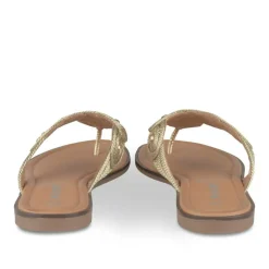 Tongs Entredoigt OR Femme Motif Perle A Enfiler