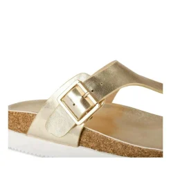 Tongs Entredoigt OR Femme Motif Vernis A Enfiler