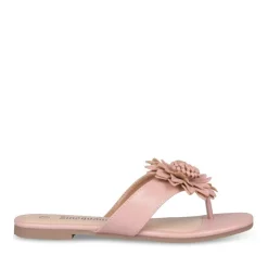 Tongs Entredoigt ROSE Femme A Enfiler