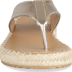 Tongs Entredoigt ROSE Femme Motif Uni A Enfiler