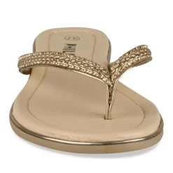 Tongs Entredoigt ROSE Femme Motif Paillettes A Enfiler