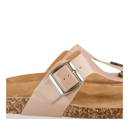 Tongs Entredoigt ROSE Femme Motif Fleuri A Enfiler