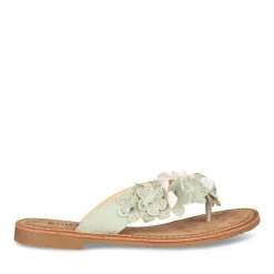 Tongs Entredoigt VERT Femme
