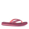 Tongs FUSCHIA Femme Motif Uni A Enfiler