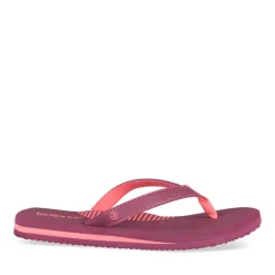 Tongs FUSCHIA Femme Motif Uni A Enfiler
