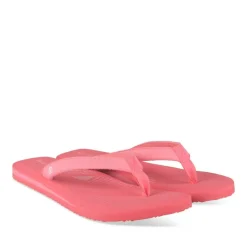 Tongs FUSCHIA Femme Motif Uni A Enfiler