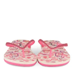 Tongs FUSCHIA Femme Motif Uni A Enfiler