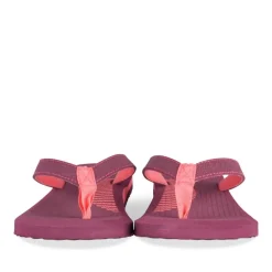 Tongs FUSCHIA Femme Motif Uni A Enfiler