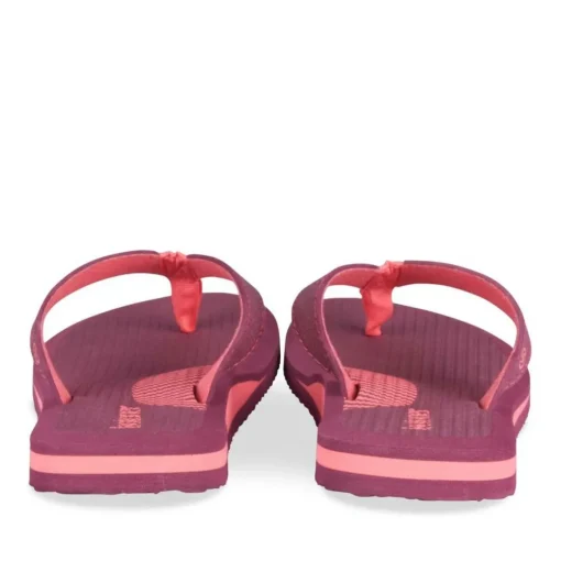 Tongs FUSCHIA Femme Motif Uni A Enfiler