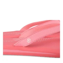 Tongs FUSCHIA Femme Motif Uni A Enfiler