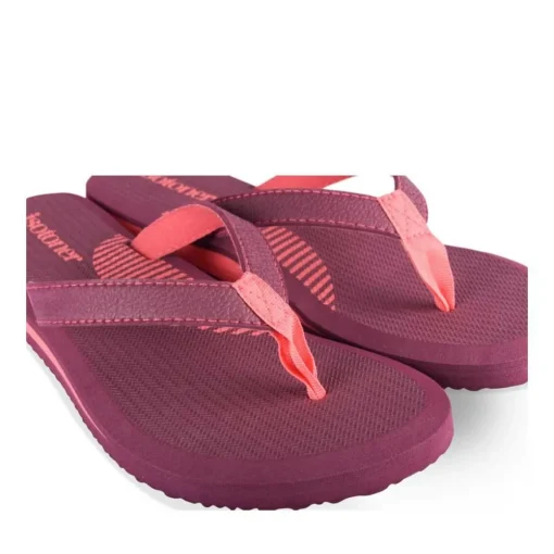 Tongs FUSCHIA Femme Motif Uni A Enfiler