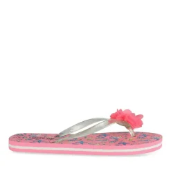 Tongs FUSCHIA Fille Motif Animal A Enfiler