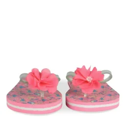 Tongs FUSCHIA Fille Motif Animal A Enfiler