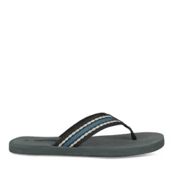 Tongs GRIS Homme Motif Uni A Enfiler