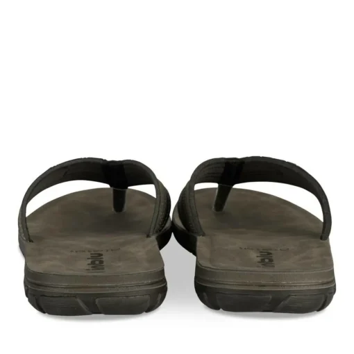 Tongs GRIS Homme Motif Uni A Enfiler