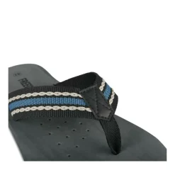 Tongs GRIS Homme Motif Uni A Enfiler