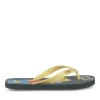 Tongs JAUNE Garçon Motif Uni A Enfiler